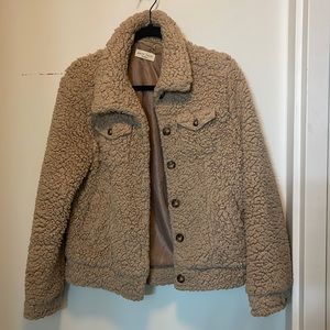 Tan teddy coat